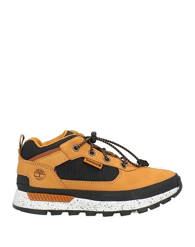TIMBERLAND Ankle boot Camel Leather, Textile fibers