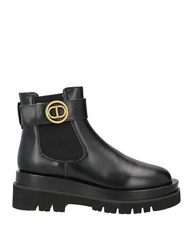 TWINSET Stiefelette Schwarz Leder