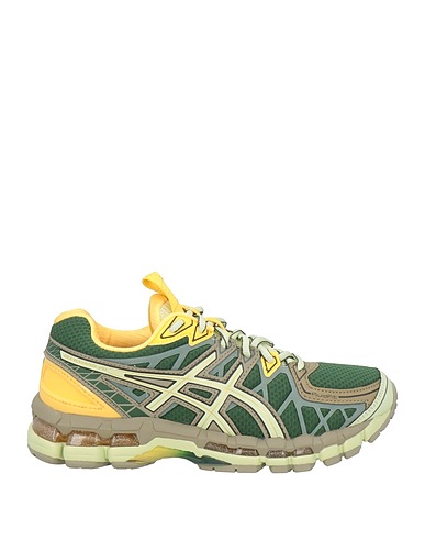 ASICS Sneakers Verde Fibre tessili, Gomma