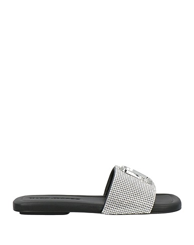 MARC JACOBS Sandals Silver Leather