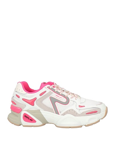 REPLAY Sneakers White Textile fibres, Leather