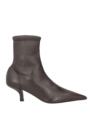 TOTEME Ankle boot Dark brown Leather