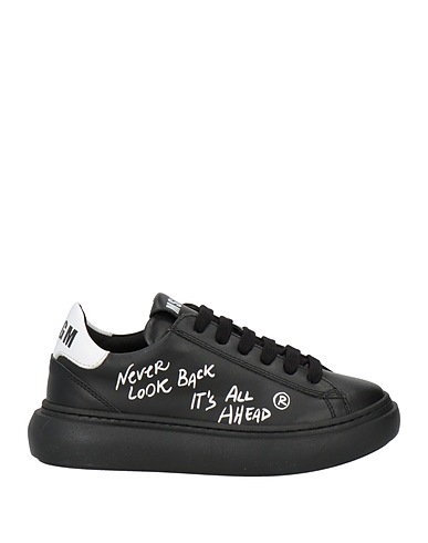 MSGM Sneakers Black Leather