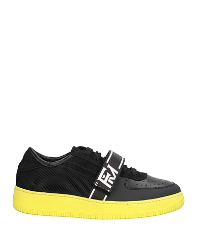 FRANKIE MORELLO Sneakers Μαύρο Δέρμα, Ίνες υφασμάτων