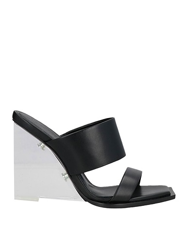 McQ Alexander McQueen Sandals Black Leather