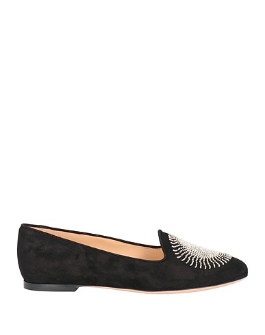 GIAMBATTISTA VALLI Loafers Black Leather