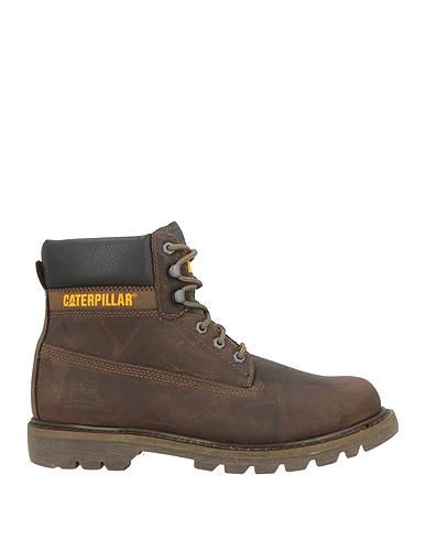 CATERPILLAR Ankle boot Dark brown Leather