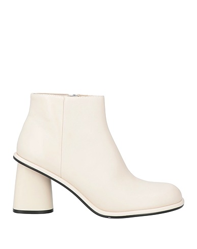 JEANNOT Ankle boot Cream Leather