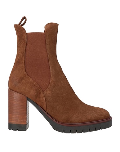 LORENZO MARI Ankle boot Brown Leather