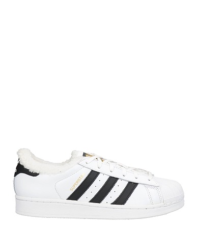 ADIDAS ORIGINALS Sneakers White Leather, Textile fibers