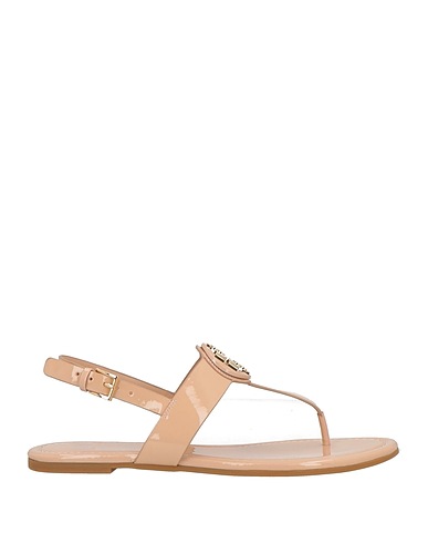TORY BURCH 플립플랍 크림 가죽