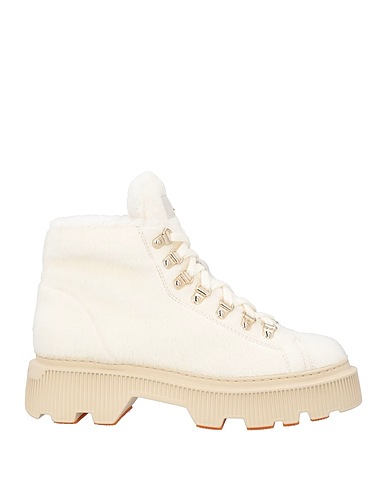 SANTONI Ankle boot Off white Sheepskin