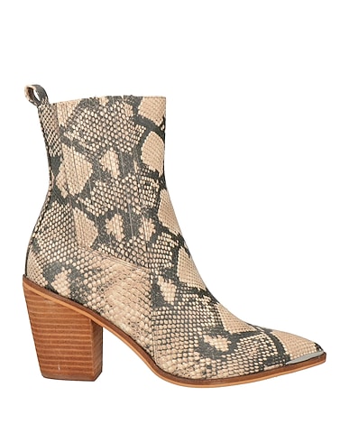 STEVE MADDEN Полусапоги и высокие ботинки Бежевый Синтетический материал