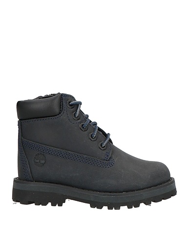 TIMBERLAND Stivaletti Blu notte Pelle, Fibre tessili