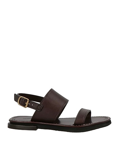 DRIES VAN NOTEN Sandals Dark brown Leather