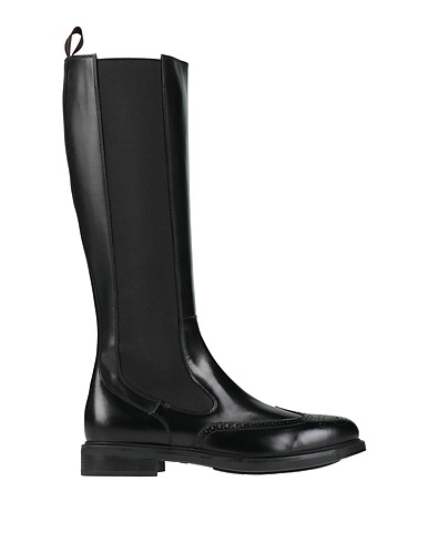 SANTONI ОБУВЬ Чёрный Кожа