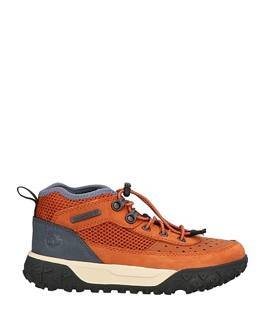 TIMBERLAND Ankle boot Tan Leather, Textile fibres, Rubber