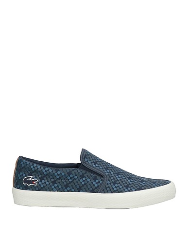 LACOSTE Sneakers Navy blue Textile fibres