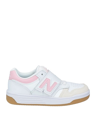 NEW BALANCE Sneakers Weiß Leder, Synthetisches Material