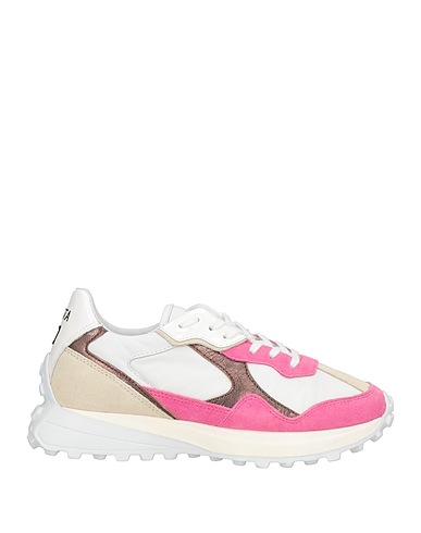 D.A.T.E. Sneakers Bianco Pelle, Fibre tessili