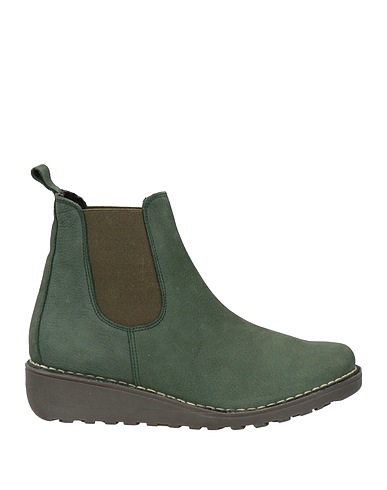 CHACAL Ankle boot Green Leather