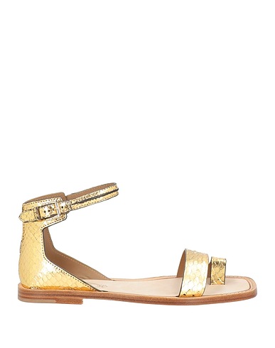 TOD'S Infradito Oro Pelle di serpente