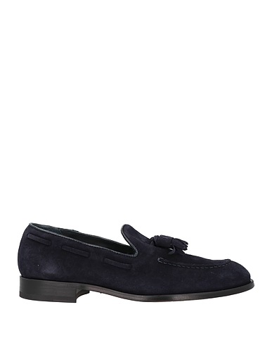 DARK BROWN Loafers Midnight blue Leather