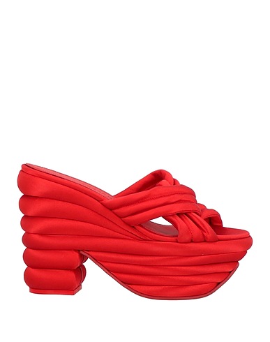 FERRAGAMO Sandals Red Textile fibres