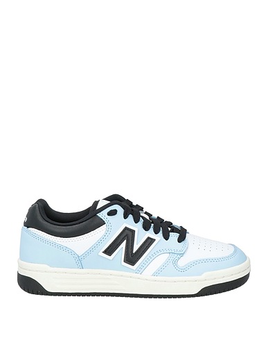 NEW BALANCE Sneakers Sky blue Leather, Synthetisches Material