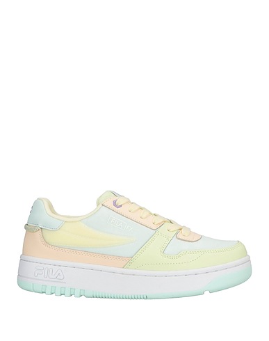 FILA Sneakers Light green Leather, Textile fibres