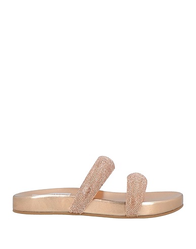 STEVE MADDEN Sandals Rose gold Textile fibers