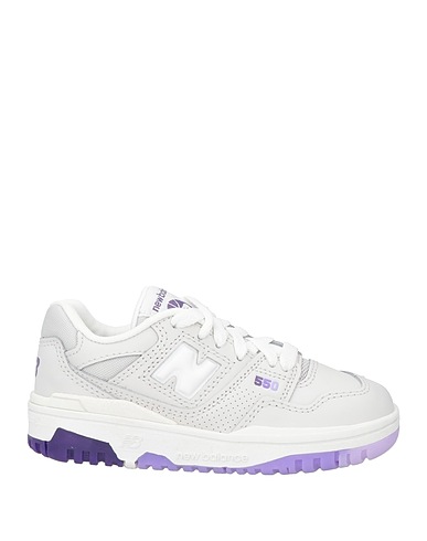 NEW BALANCE Sneakers Off white Leather, Textile fibers