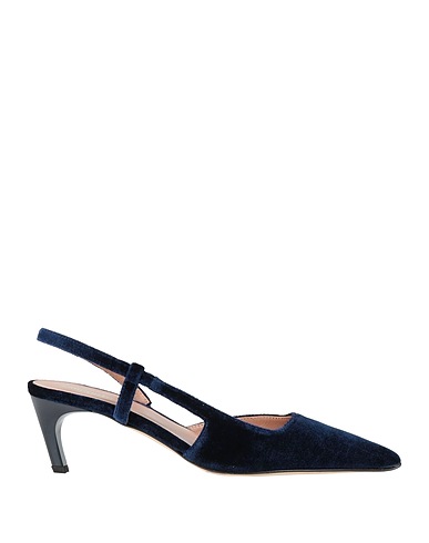 SEMICOUTURE Pump Midnight blue Textile fibers