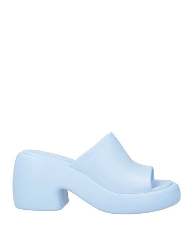 FERRAGAMO Sandals Sky blue Rubber