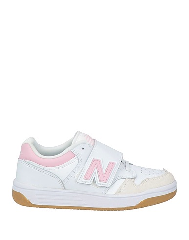 NEW BALANCE Sneakers Bianco Pelle, Materiale sintetico