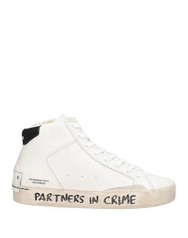 CRIME London Sneakers White Leather