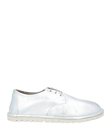 MARSÈLL Laced shoes Silver Leather