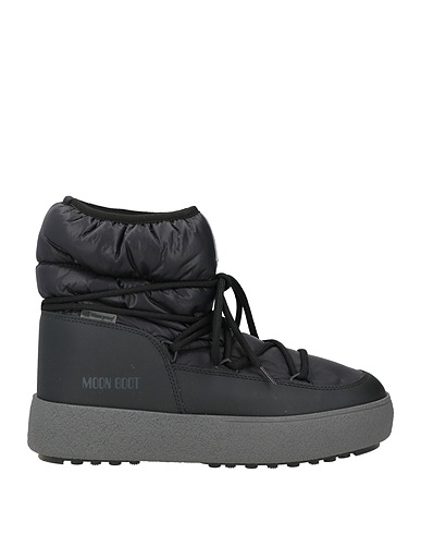 MOON BOOT Ankle boot Black Textile fibers