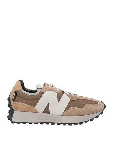NEW BALANCE Sneakers Sand Leather, Textile fibres