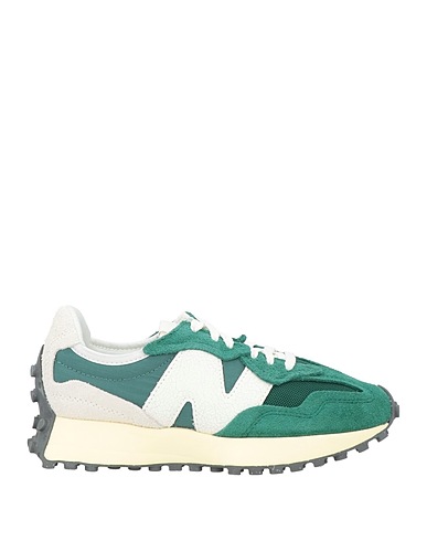 NEW BALANCE Sneakers Emerald green Leather, Textile fibres