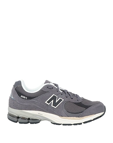 NEW BALANCE Sneakers Charcoal Leather, Textile fibres