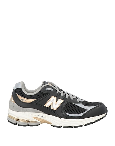 NEW BALANCE Кеды и кроссовки Чёрный Кожа, Текстильное волокно
