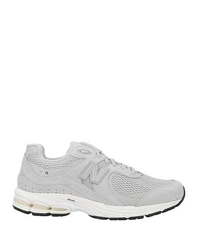 NEW BALANCE Sneakers Light grey Leather, Textile fibres