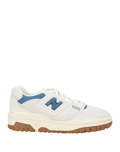 NEW BALANCE Sneakers Off white Leder, Gewebefasern