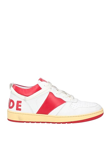 RHUDE Sneakers White Leather, Textile fibres