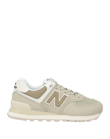 NEW BALANCE Sneakers Light grey Leather, Textile fibers