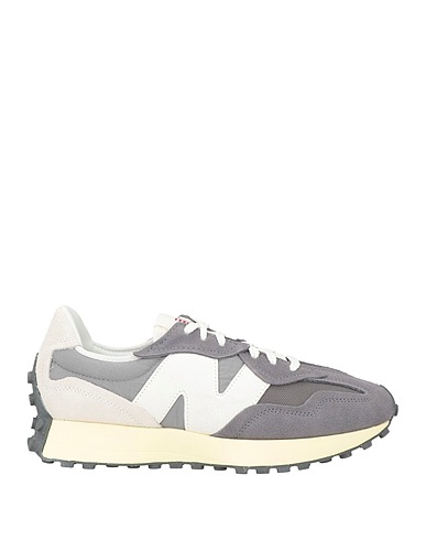 NEW BALANCE Sneakers Grau Leder, Gewebefasern