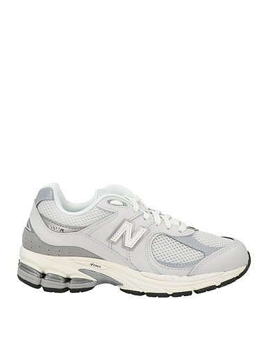 NEW BALANCE Sneakers Light grey Leather, Textile fibers