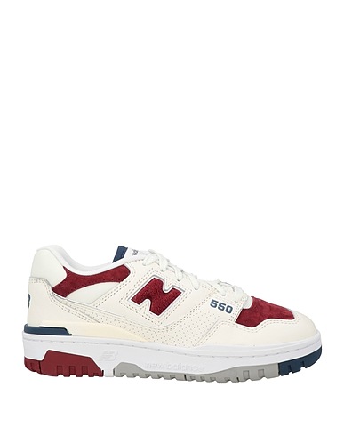NEW BALANCE Sneakers Ivory Leather, Textile fibres
