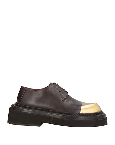 MARSÈLL Laced shoes Dark brown Calfskin
